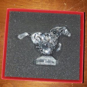 Baccarat Crystal Running Horse, Brand New in box
